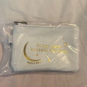 Taylor Swift Gold and White Clutch with Celestial Design